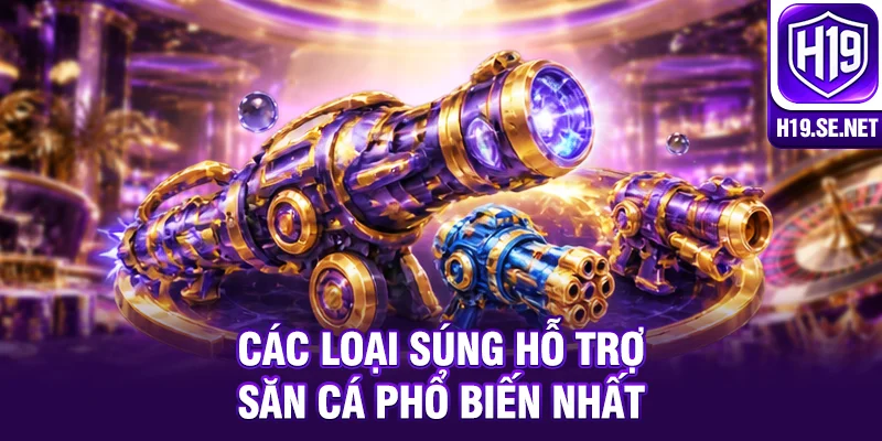 Các loại súng hỗ trợ săn cá phổ biến nhất